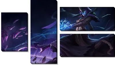 Модульная картина League of Legends №35