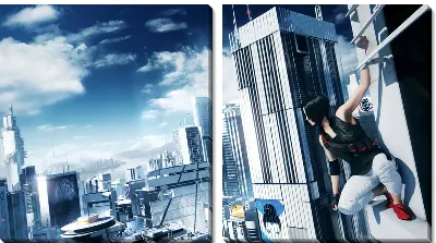 Модульная картина Mirrors edge catalyst