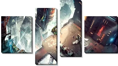 Модульная картина Star Citizen