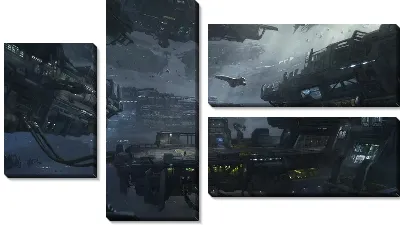 Модульная картина Star Citizen №2