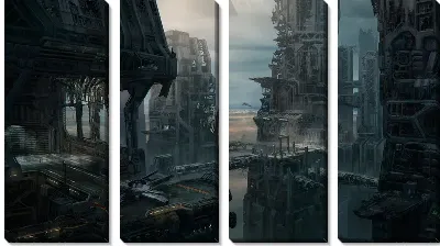 Модульная картина Star Citizen №3