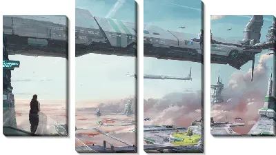Модульная картина Star Citizen №4