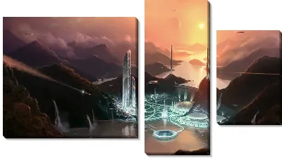 Модульная картина Star Citizen №6