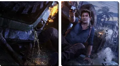 Модульная картина Uncharted 4 a thiefs end №3