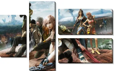 Модульная картина Final fantasy xiii №6
