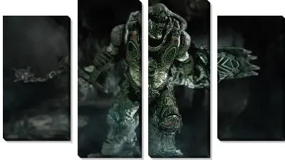 Модульная картина Gears of war №2