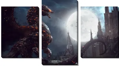 Модульная картина Castlevania: Lords of Shadow №4