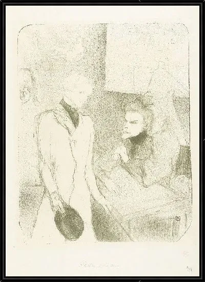 Картина Портрет актрисы Марты Бренд и актер Шарль Ле Баржи (1894)