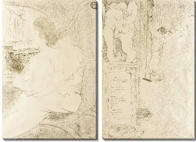 Картина "Обложка для ""Оригинальная литография"" (1895)"