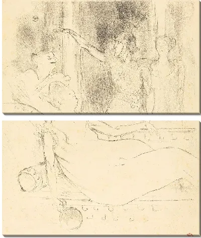 Картина Сцена из «Красивой Елены» (1895)