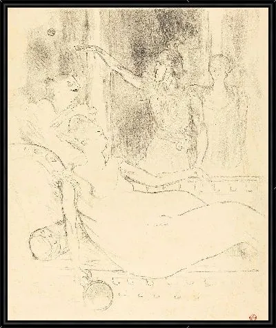 Картина Сцена из «Красивой Елены» (1895)