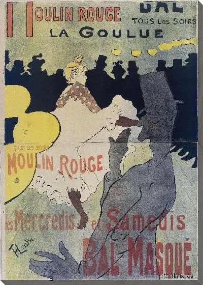 Картина Афиша «Мулен Руж» (1891)