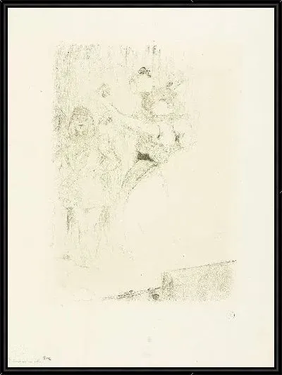 Картина "Портрет Марсель Лендер в оперетте ""Хильперик"" (1895)"