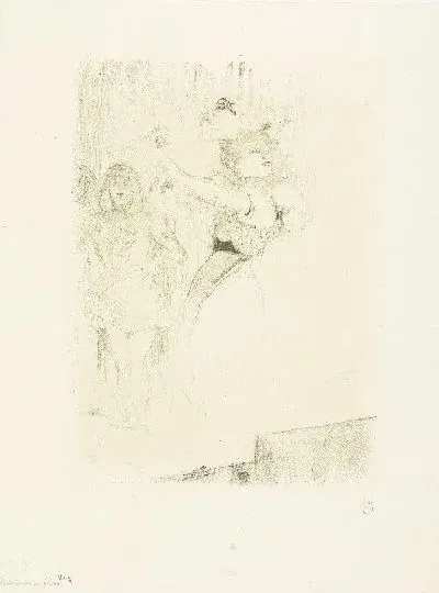 Картина "Портрет Марсель Лендер в оперетте ""Хильперик"" (1895)"