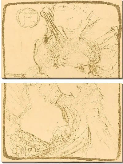 Картина Бюст мисс Марсель Лендер (1895)