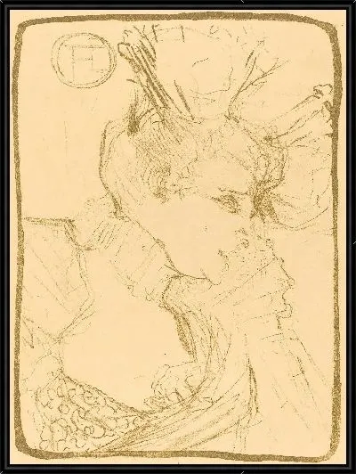 Картина Бюст мисс Марсель Лендер (1895)