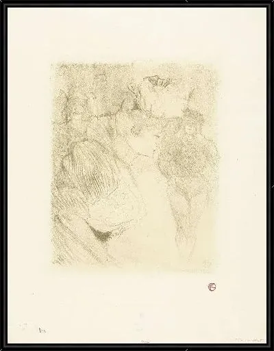 Картина Марсель Лендер кланяется публике (1895)