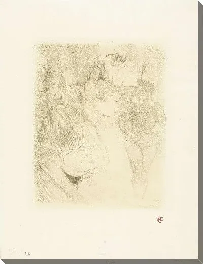 Картина Марсель Лендер кланяется публике (1895)