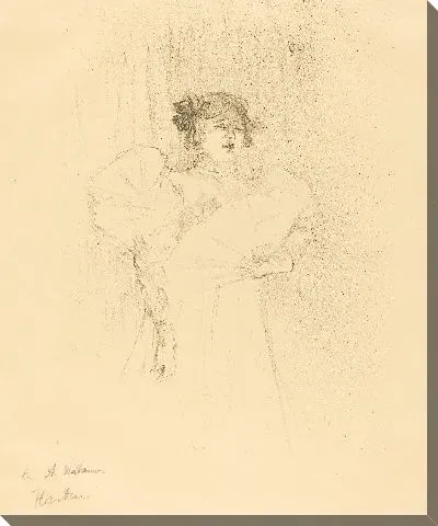 Картина Люси Мирэ анфас (1895)