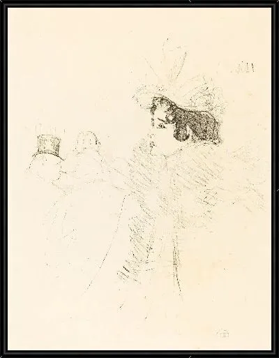 Картина Мисс Мэй Белфорт в ирландском и американском баре (1895)