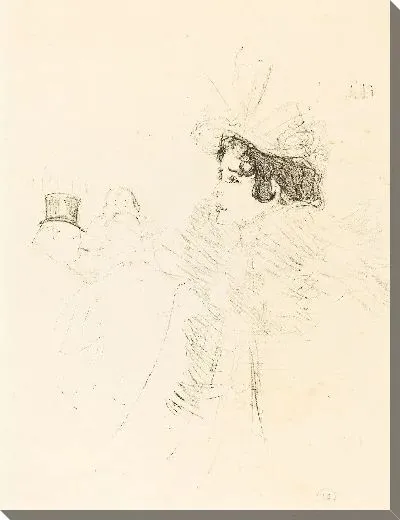 Картина Мисс Мэй Белфорт в ирландском и американском баре (1895)