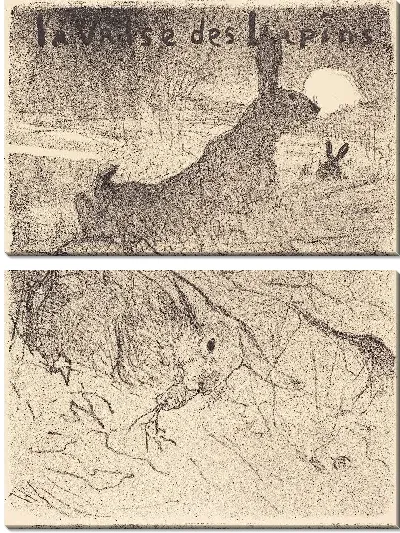 Картина Вальс кроликов (1895)