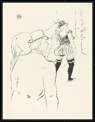 Картина Госпожа Лона Баррисон с ее менеджером и мужем (1895)