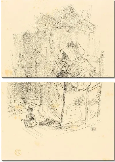 Картина Секрет (1895)