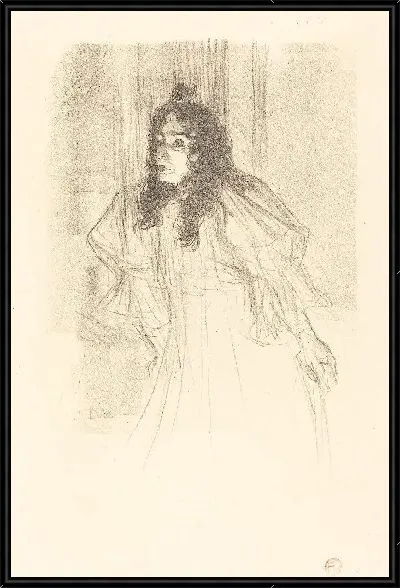 Картина Мисс Мэй Белфорт с непокрытой головой (1895)