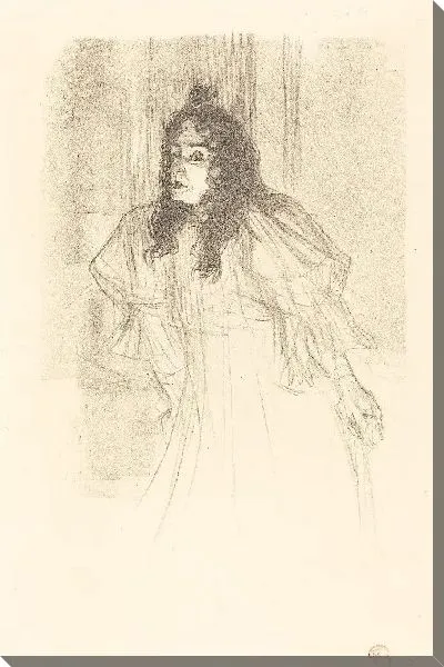 Картина Мисс Мэй Белфорт с непокрытой головой (1895)