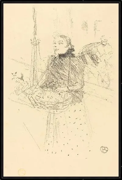 Картина Купите мои красивые фиалки (1895)