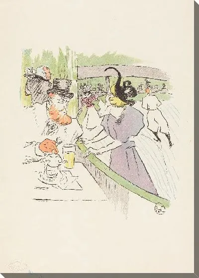 Картина Катание на коньках (1895)