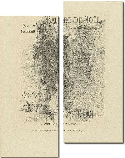 Картина Обложка для музыкального журнала Баллада Рождества (1895)