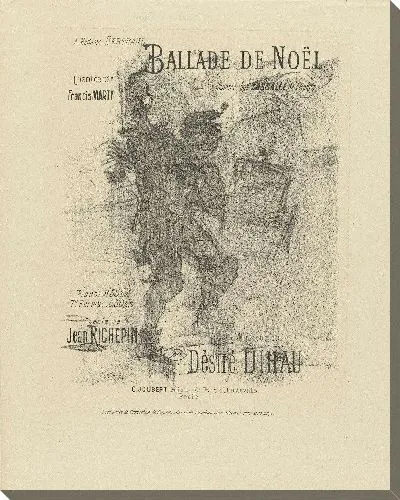 Картина Обложка для музыкального журнала Баллада Рождества (1895)