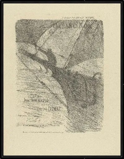 Картина Обложка для музыкального журнала Ночь океана (1895)