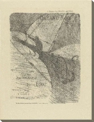 Картина Обложка для музыкального журнала Ночь океана (1895)