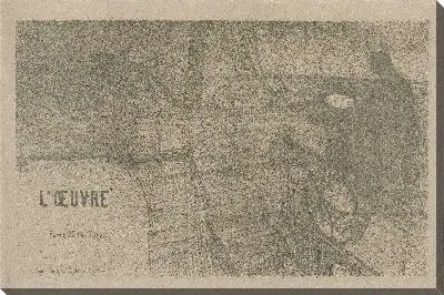 Картина Брошюра с программой для театра Л'овре (1895)