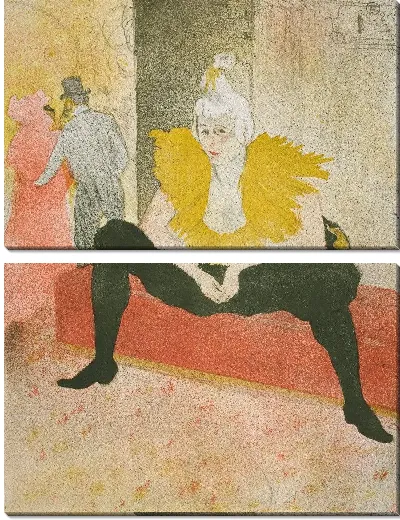 Картина Сидяща клоунесса (1896)