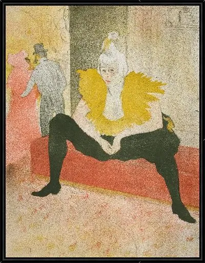 Картина Сидяща клоунесса (1896)