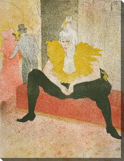 Картина Сидяща клоунесса (1896)