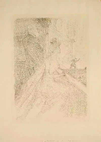 Картина Ложа: спектакль Фауст (1896)