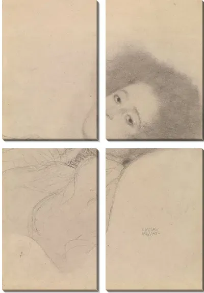 Картина Портрет молодой лежащей женщиный (1897-1898)