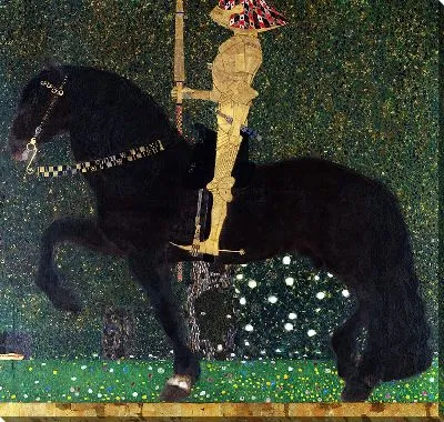 Картина Золотой рыцарь (Жизнь — это борьба), 1903 год