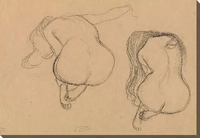 Картина Два наброска сидящей голой натуры (1902-1903)