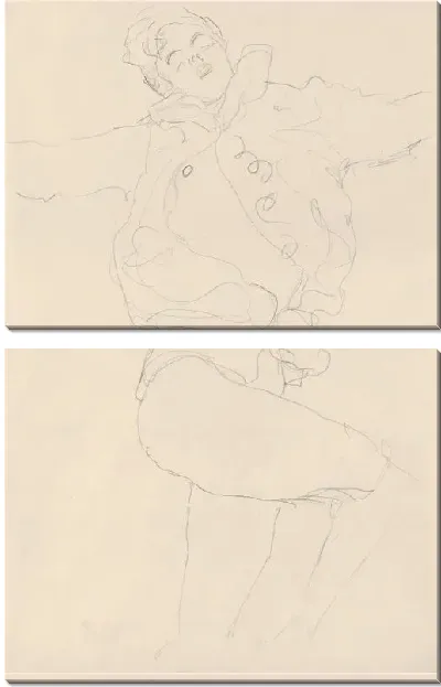 Картина Танцующая женщина в накидке (1917)