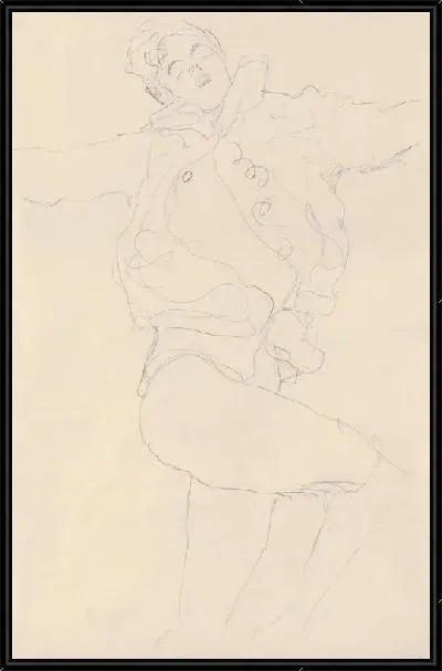 Картина Танцующая женщина в накидке (1917)