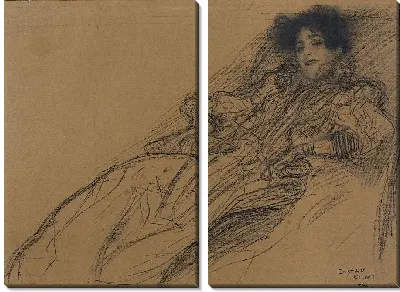 Картина Молодая женщина в кресле (1896)
