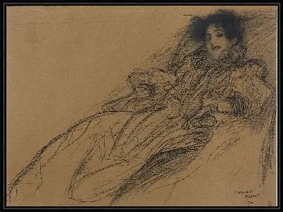 Картина Молодая женщина в кресле (1896)