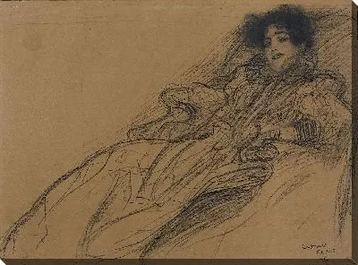 Картина Молодая женщина в кресле (1896)