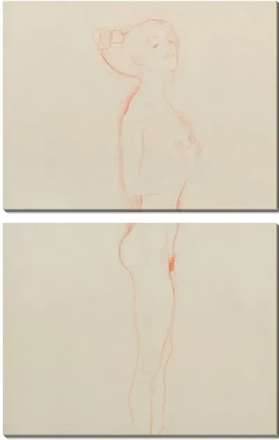 Картина Обнаженная девушка стоит (1906)